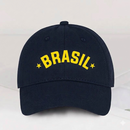 Boné Brasil Unissex Ajustável com Estampa “BRASIL” — Boné de Torcedor para Jogos, Copa do Mundo 2026 e Dia dos Pais