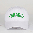 Boné Brasil Unissex Ajustável com Estampa “BRASIL” — Boné de Torcedor para Jogos, Copa do Mundo 2026 e Dia dos Pais