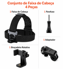 Suporte POV 2 em 1 para Celular e Câmera de Ação — Peitoral e Cabeça Ajustável
