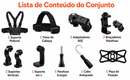 Suporte POV 2 em 1 para Celular e Câmera de Ação — Peitoral e Cabeça Ajustável