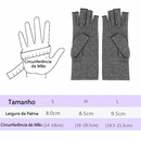 Luvas de compressão para artrite, suporte para pulso, terapia, meio dedo, luvas de compressão, alívio da dor nas articulações, luvas de ciclismo