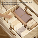 Gaveta Organizadora Modular Empilhável com Visor e Puxador — Para Closet, Armário e Enxoval