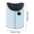 Aquecedor Elétrico de Pés para Mesa com 5 Níveis de Temperatura — Tapete Térmico Ergonômico para Escritório, Casa e Quarto