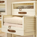 Gaveta Organizadora Modular Empilhável com Visor e Puxador — Para Closet, Armário e Enxoval