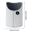 Aquecedor Elétrico de Pés para Mesa com 5 Níveis de Temperatura — Tapete Térmico Ergonômico para Escritório, Casa e Quarto