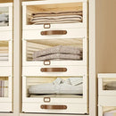 Gaveta Organizadora Modular Empilhável com Visor e Puxador — Para Closet, Armário e Enxoval