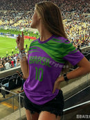 Camiseta Verde e Amarela Nº 10 Unissex — Estilo Copa 2026, Torcida e Streetwear
