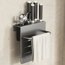 Suporte de faca de cozinha de aço carbono montado na parede com rack de tábua de cortar - organizador de utensílios, economizador de espaço
