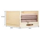 Gaveta Organizadora Modular Empilhável com Visor e Puxador — Para Closet, Armário e Enxoval