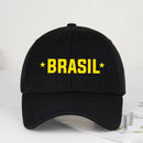 Boné Brasil Unissex Ajustável com Estampa “BRASIL” — Boné de Torcedor para Jogos, Copa do Mundo 2026 e Dia dos Pais