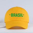 Boné Brasil Unissex Ajustável com Estampa “BRASIL” — Boné de Torcedor para Jogos, Copa do Mundo 2026 e Dia dos Pais