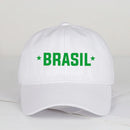 Boné Brasil Unissex Ajustável com Estampa “BRASIL” — Boné de Torcedor para Jogos, Copa do Mundo 2026 e Dia dos Pais